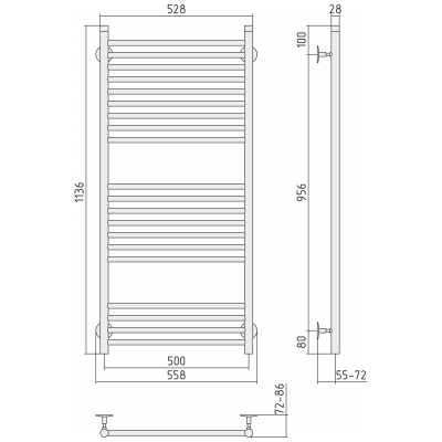 Radiator "Bohemia M" (1200х500 mm)