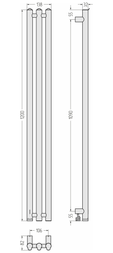 ЭПС "ТЕРЦИЯ 4.0" 1200х106 левый