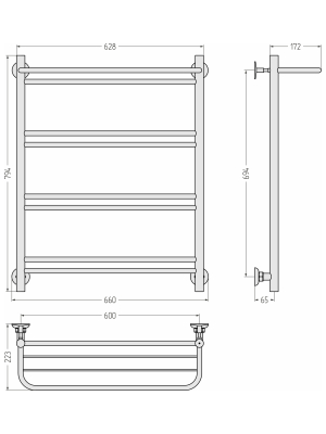 ПС "ВПС-51П" 800х600 (Полка+1+2+2+2) П 16