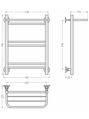 ПС "ВПС-51П" 600х400 (Полка+1+2+2) П 16