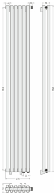 ДР ЭСТЕТ-00 н/ж EU50 1800х270 / 6 сек