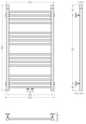Radiator "Bohemia EU50" (1000х500 mm)