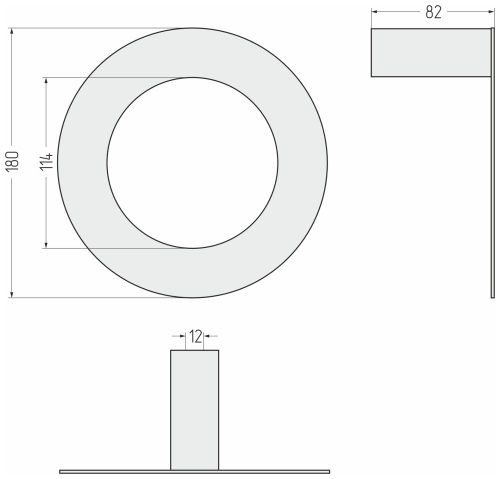 Полотенцедержатель ROUND L 180