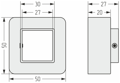 Накладка маскировочная (27х27 - 50х50)