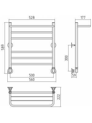 ПС "ВПС-38" 600х500 (Полка +2+3) П 18
