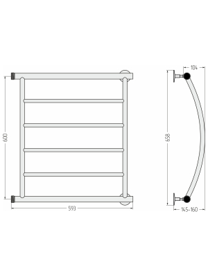 ВПС Акватика-П (4 п) 600х600 резьба-cгон 1" + 2 кронштейна