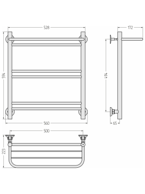 ПС "ВПС-51П" 600х500 (Полка+1+2+2) П 16