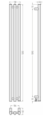 ЭПС "ТЕРЦИЯ 4.0" 1200х106 правый