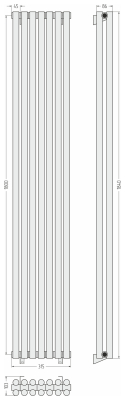 ДР ЭСТЕТ-11 н/ж 1800х315 / 7 сек