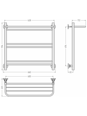 ПС "ВПС-51П" 600х600 (Полка+1+2+2) П 16