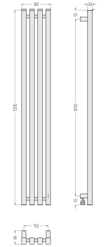 ЭПС "САТЕРЛЕНД 4.0" 1200х150 правый