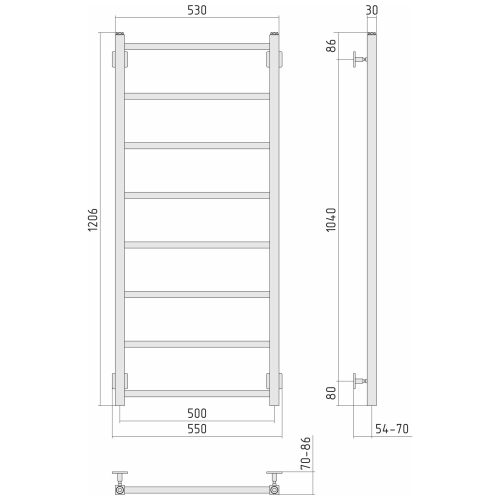 Radiator "Modus ECO" (1200х500 mm)