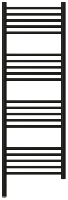 РЭБ "БОГЕМА 3.0" прямая 1200х400 / МЭМ левый (Матовый чёрный)