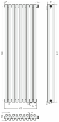 ДР ЭСТЕТ-00 н/ж EU50 1200х405 / 9 сек