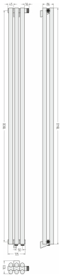 ДР ЭСТЕТ-11 н/ж EU50 1800х135 / 3 сек